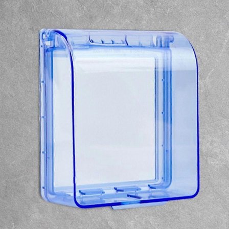 Självhäftande skyddskåpa för strömbrytare, plastskydd, uttag, elektrisk kontakt, vägg-perfekt