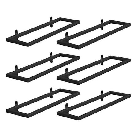 Väggmonterad Vinförvaring i Metall, Hängande Vinförvaringsställ, Vinglashylla, Flytande Barhyllor, Rustik Vinglasställ