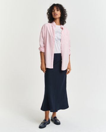 GANT Damen Rock aus Leinenmischung (34) Blau