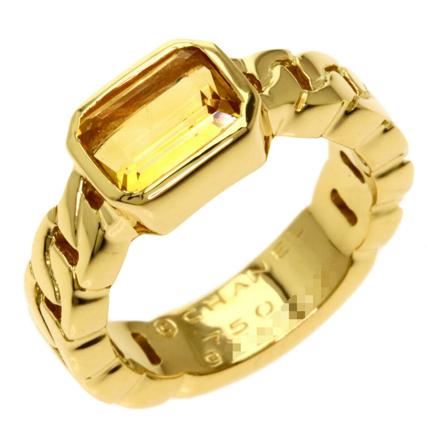 Chanel Vintage, Pre-owned ring Geel, Dames, Maat:ONE Size