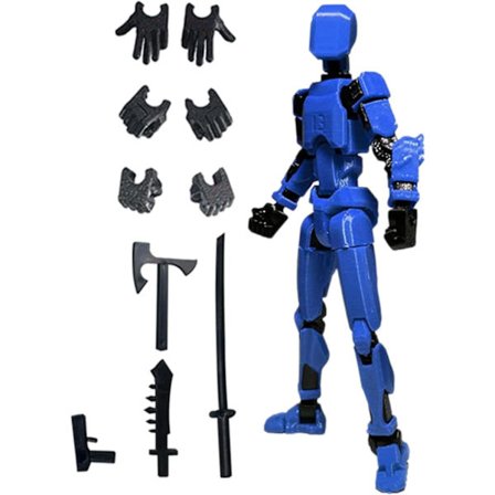 T13 Action Figure, Titan 13 Action Figure, Robot Action Figure, 3D Printed Action[HK]