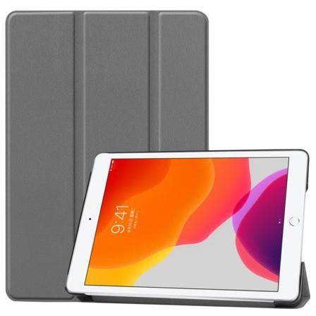 iPad 10.2 (2021) / (2020) / (2019) kolminkertainen PU-nahkainen kotelo - Harmaa Silver grey