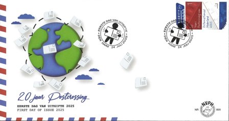 Holland - Postcrossing - Førstedagskuvert