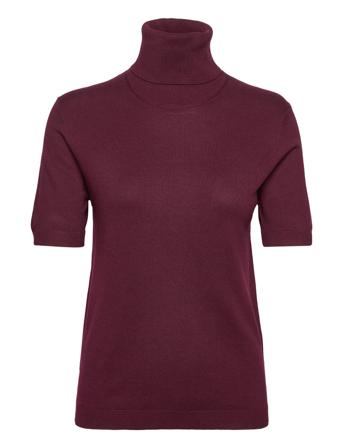 Alma Turtleneck Rullekravetrøje Burgundy Mango