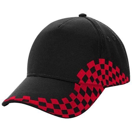 Beechfield Unisex Adult Grand Prix Baseball Cap One Size Black/