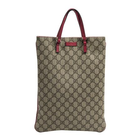 Gucci Vintage Flat Tote beige, Dam Vintage Väskor, Dam, Storlek: ONE SIZE