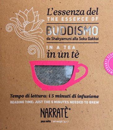 L'essenza del Buddismo in un tè. Tempo di lettura: i 5 minuti di infusione-Da Shakyamuni alla Soka Gakkai. Reading time: just the 5 minutes needed to 