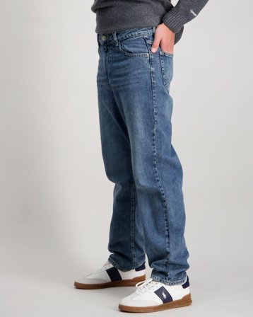 LMTD NLMBEX DNM R STRAIGHT PANT Blå Bukser Dreng - Kids Brand Store