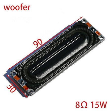 Ny Kompatibel med Samsung TV Högtalare Ua46c5000pr Ua32c4000p Bn96-12941c Bn96-13406b 8ohm 10w 100% testad