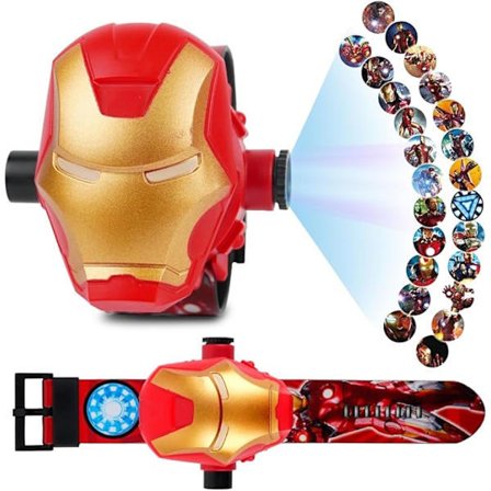 Digitalt ur til børn, projektionsur til børn, ur med digital projektor, digitalt ur til børn med 24 projektionsmønstre