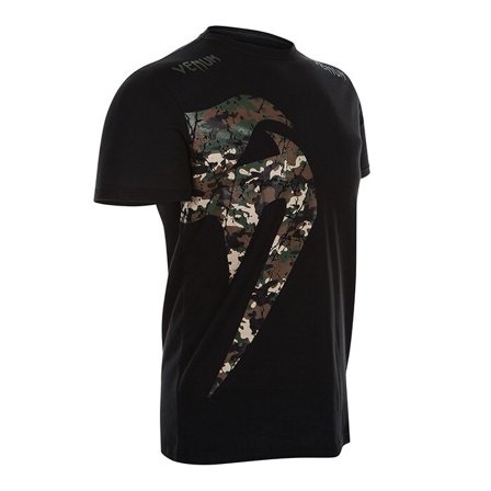 T-shirts Venum Original Giant T-Shirt, Jungle Camo Sort - Bodyman.dk