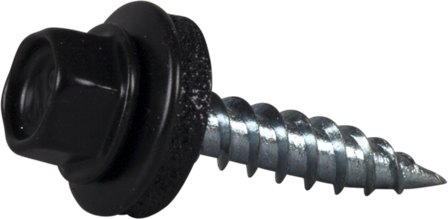 ESSVE 64231 Farmarskruv 4,8x25 mm, vass spets, 250-pack RR33 (Svart), Infästning