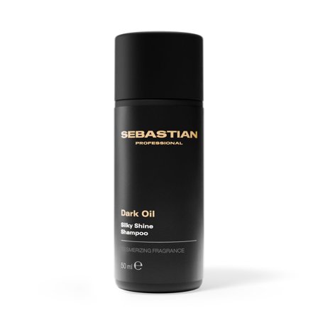 SEBASTIAN PROFESSIONAL Hair Care Dark Oil Smooth and Shine Shampoo 50ml - Shampoo Illuminante