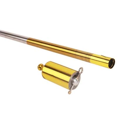 3,6 fod/110 cm magisk stålficka Portable Stick Arts teleskopstång W