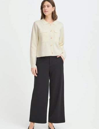 Fransa Frita Car 1 - Cream - XL