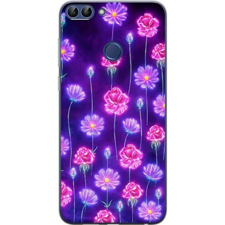 Kompatibelt Mobildeksel til Huawei P smart Bloom Reverie Electric Petals