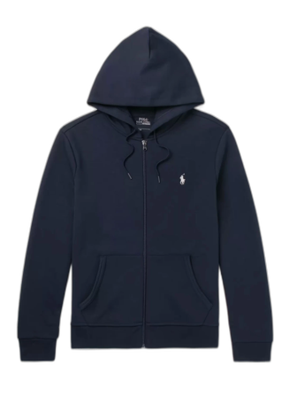 MÖRKBLÅ RL ZIP-HOODIE