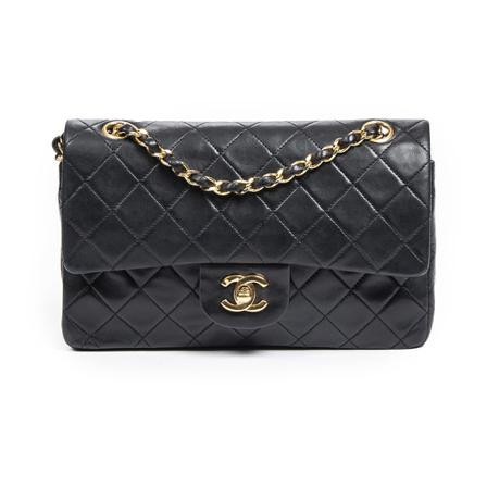 Chanel Vintage Pre-owned Handbags Sort, Herre Vintage Tasker, Størrelse: ONE Size
