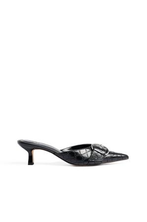 NA-KD Gesteppte Pumps mit mit kurzem Pfennigabsatz - Schuhe mit Absatz - Schwarz - EU 36