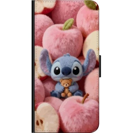 Yhteensopiva Lompakkokotelo Samsung Galaxy Note10 Lite Stitch vaaleanpunaisten pörröisten omenoiden joukossa, joissa on teddy ja söpö kawaii-estee