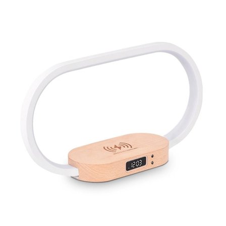 Nattbordslampe Trådløs Lader 5 Farger Touch Control