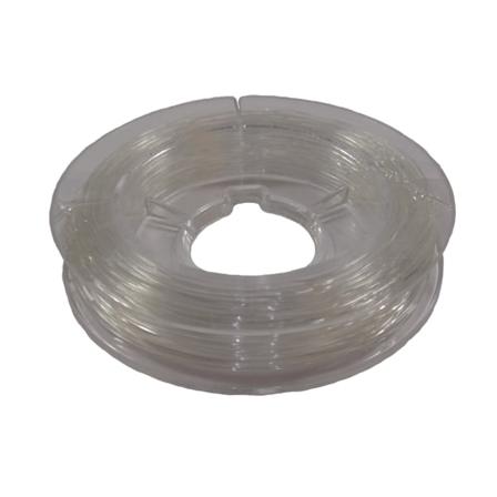 2 Rullar Elastisk Tråd 0,7mm Clear - 18meter Transparent