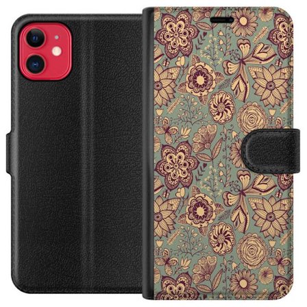 Yhteensopiva Lompakkokotelo Apple Apple iPhone 11 Vintage Kukat