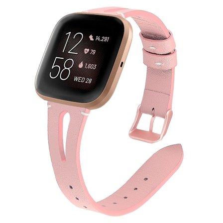 Rosa Rosa kompatibel med Fitbit Versa 2 Armband kompatibel med Fitbit Versa 2