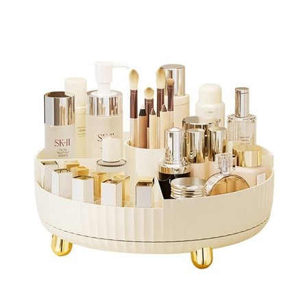 Make-up stativ med flere rum - Hvid