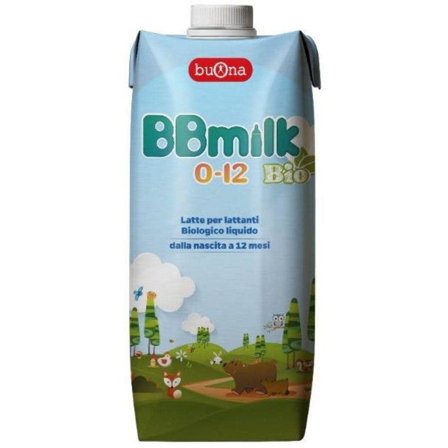 BBmilk 0-12 Mesi Bio Latte Liquido Lattanti 500ml