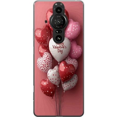 Yhteensopiva Puhelinkuori Sony Sony Xperia Pro-I Ystävänpäivän ilmapallot