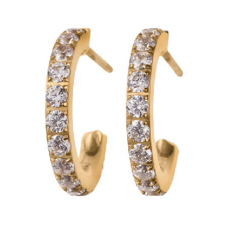 Edblad Glow Earrings Gold Smycken & klockor Dam Guld ONESIZE