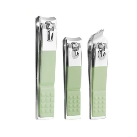 3 STK Negleklipper Manicure Negleklipper GRØN