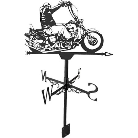 Motorsykkel vindretningsviser hage søt dyrestatue vindfløy