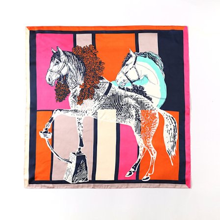 AVEKI35 x 35 Kvinnors Fyrkantiga Silkesliknande Huvudduk Hår Wrap Scarves Natt Sovande, Rosa-5