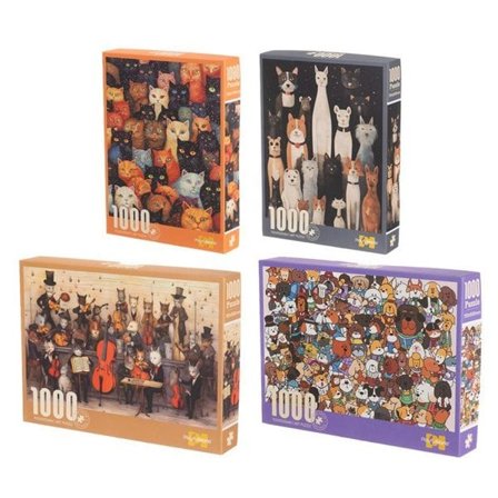 Pussel 1000 bitar med djurmotiv