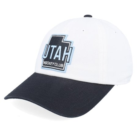 American Needle - Utah Mammoth Blue Line White/Black-os Black Cap - NHL @ Hatstore