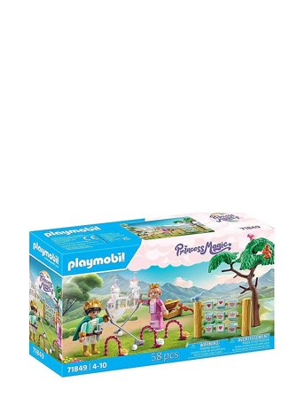 PLAYMOBIL Garden With Royal Games - Multi/patterned - ONE SIZE
