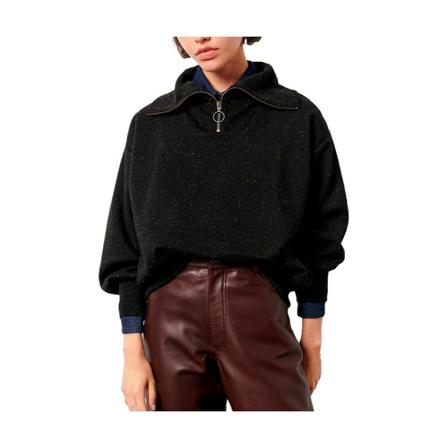 Sessun Ellow sweatshirt Sort, Dame Sweatshirts