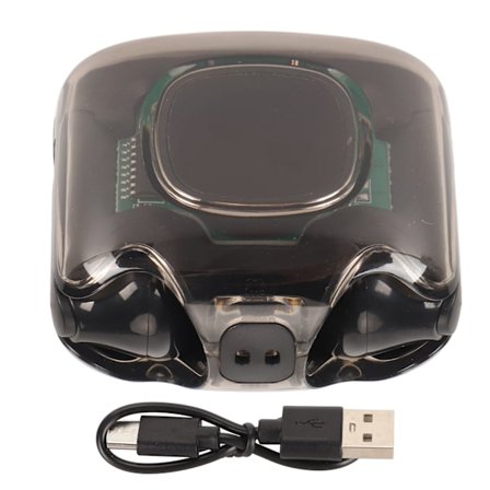 Språkoversetter Ørepropper Multifunksjon HD Støyreduksjon Bluetooth 5.3 144 Språk Sanntidsoversettelse Hodetelefoner Svart