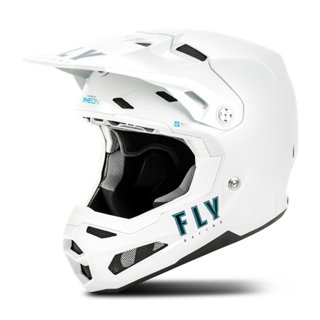 FLY Racing Formula S Solid MX Helmet White M