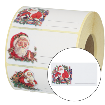 JULEETIKETT PÅ RULL