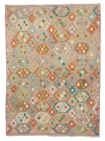 Kelim Afghan Old Style Vloerkleed 182X248 Wol