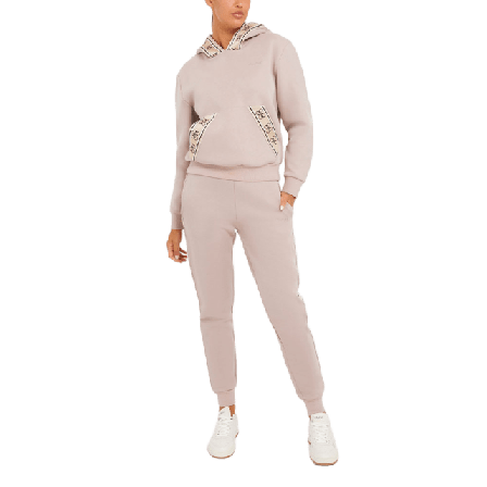 Guess Britney Jogger Trousers Byxor Dam Rosa L