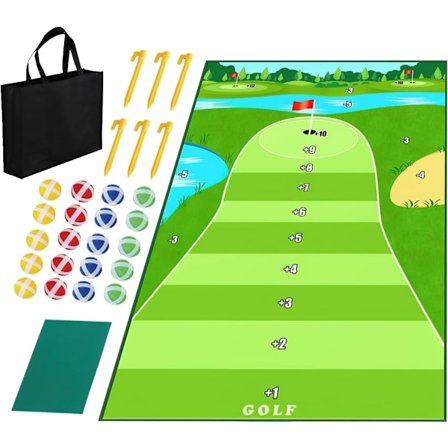 Golf Spel Set Slagplatta Inomhus Placering Sportleksaker Roliga Spel För Fest Familjeaktiviteter Het