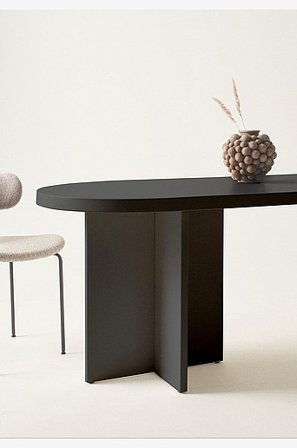 Jotex - Matbord 80x260 Cm MDF Svart CRUZ - Köp Matbord hos Jotex