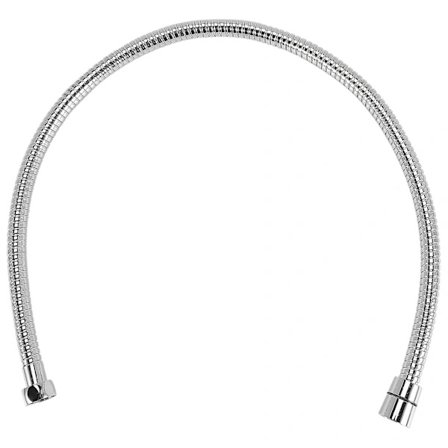 80 cm flexibel badkarsslang i rostfritt stål