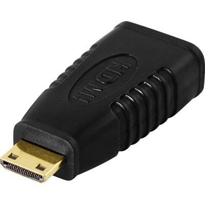 Deltaco HDMI-adapter - HDMI (hunn) til mini-HDMI (hann)