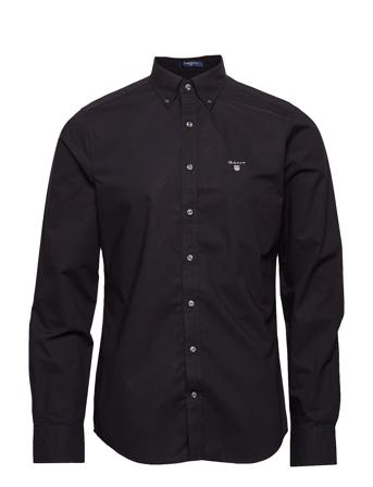 Slim Broadcloth Bd Paita Rento Casual Musta GANT