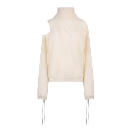 Andrea Adamo Turtlenecks Hvid, Dame Rullekraver